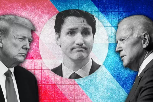 Trump, Trudeau, Biden