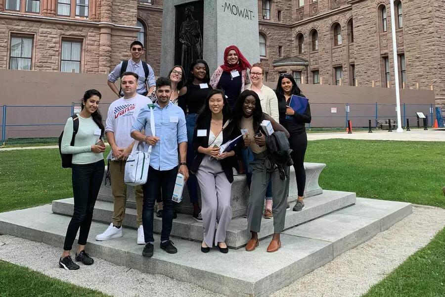MPP students at Queen's Park