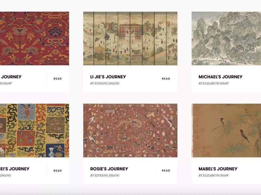 Image of 6 Pathways articles featuring historical textile designs.