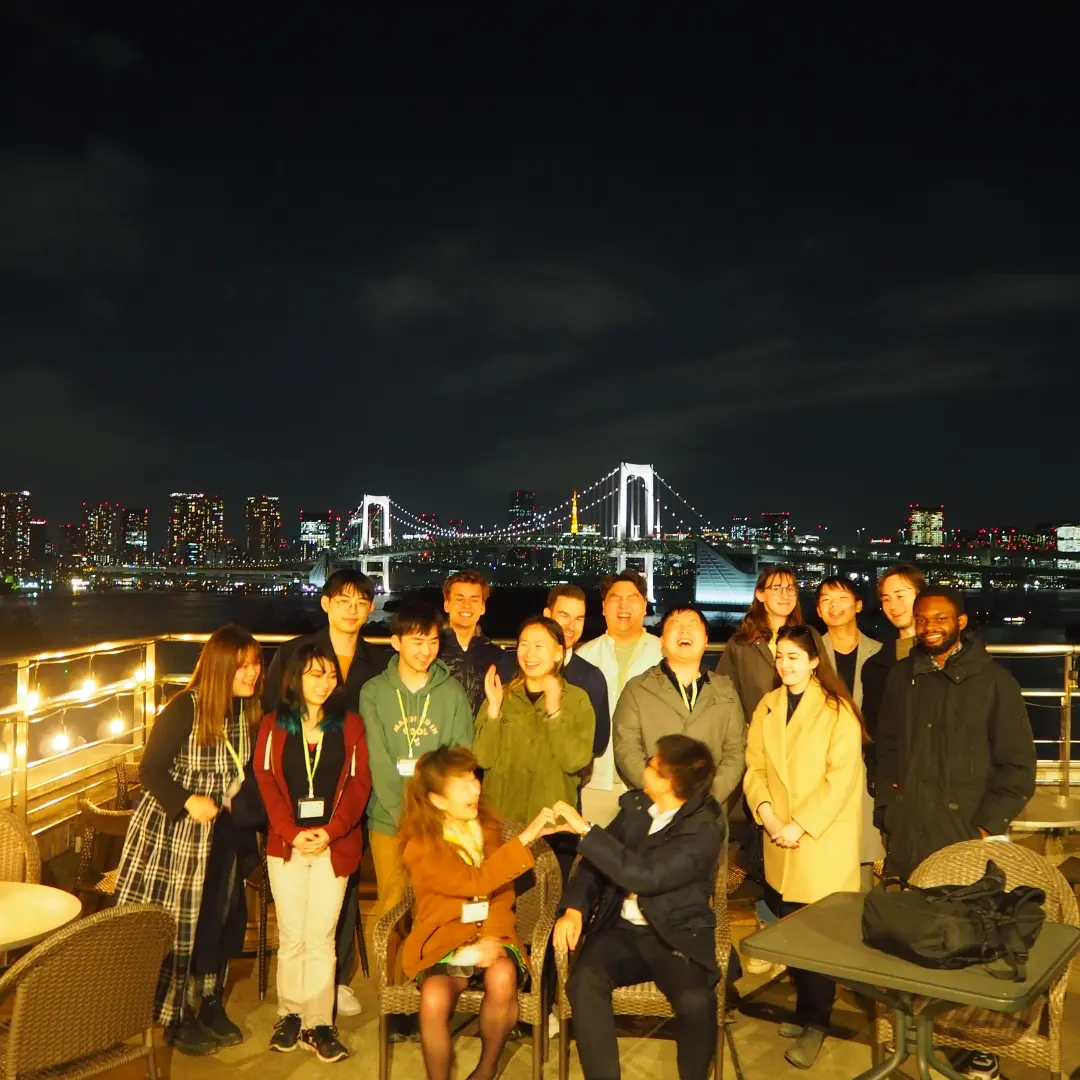 Student group in Tokyo