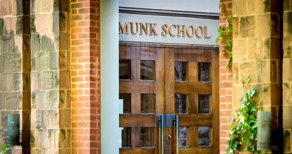 Munk School entrance