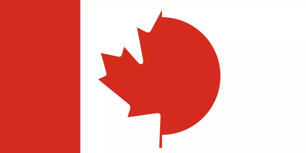 Canada/Japan Flag