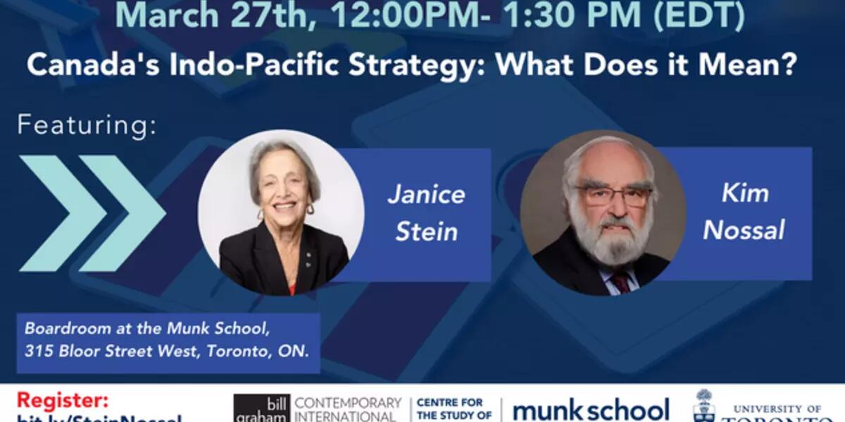 Canada's Indo Pacific Strategy: What does it Mean? event details
