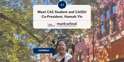 Meet CAS Student and CASSU Co-President, Hannah Yin
