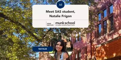 Meet SAS student, Natalie Frigon