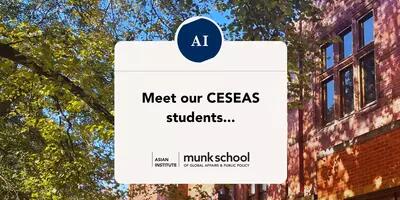 Meet our CESEAS Students...