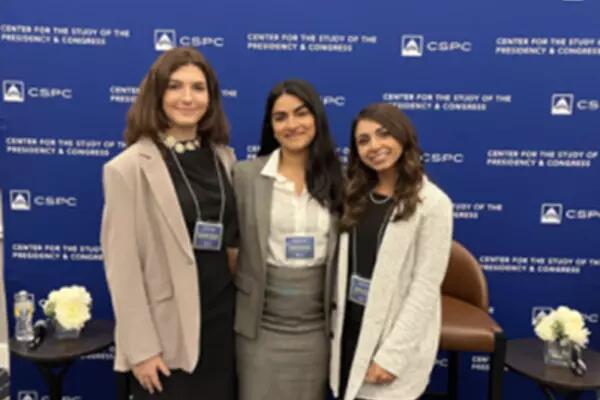 Left to Right: Charlotte Sullivan, Neha Dhaliwal, and Fayha Najeeb