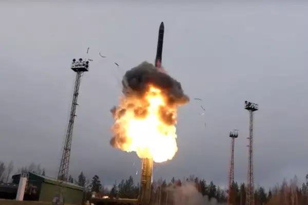 Russian missile test takes off