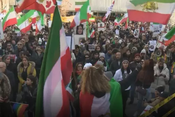 Huge crowds in B.C. rally against Islamic Republic
