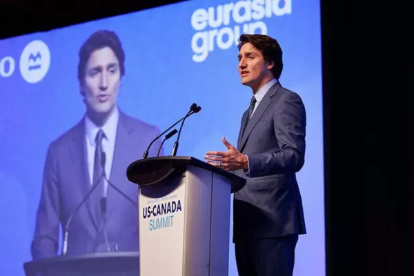 Justin Trudeau at the US-Canada Summit presented by BMO, Eurasia Group, and GZERO Media 