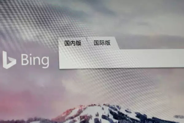 Microsoft’s search engine Bing, the only foreign search engine operating in China
