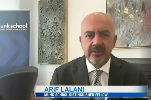 Arif Lalani on CTV News