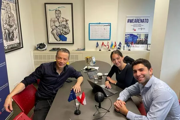 Image of Randall Hansen and NATO Canada! podcast hosts