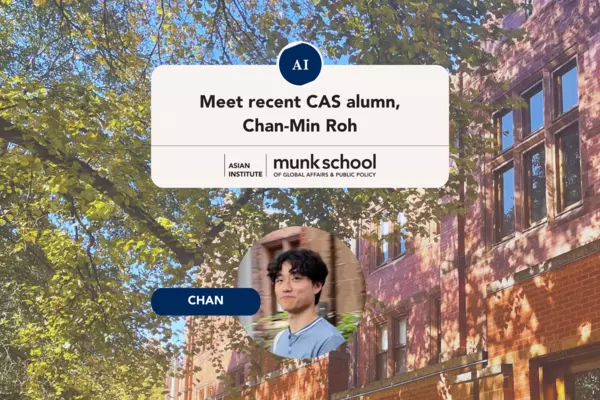 Meet recent CAS alumn, Chan-Min Roh