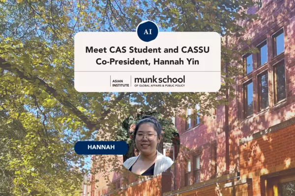 Meet CAS Student and CASSU Co-President, Hannah Yin