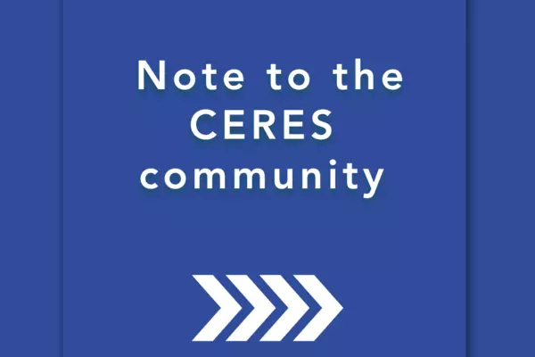 Note to the CERES community