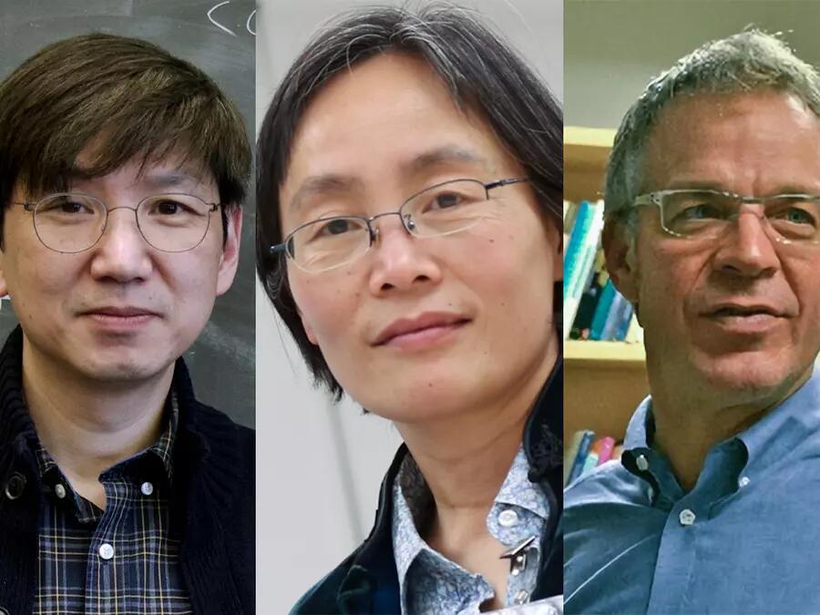 From left to right: 2022 Guggenheim Fellowship recipients Yong-Baek Kim, Yanqin Wu and John Zilcosky.