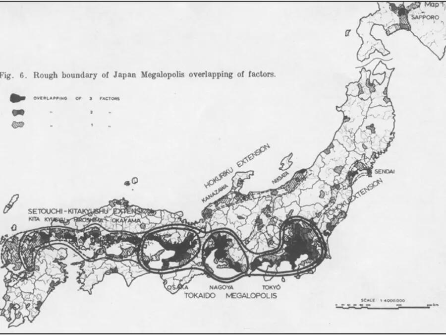 Mapping Tokaido Megalopolis