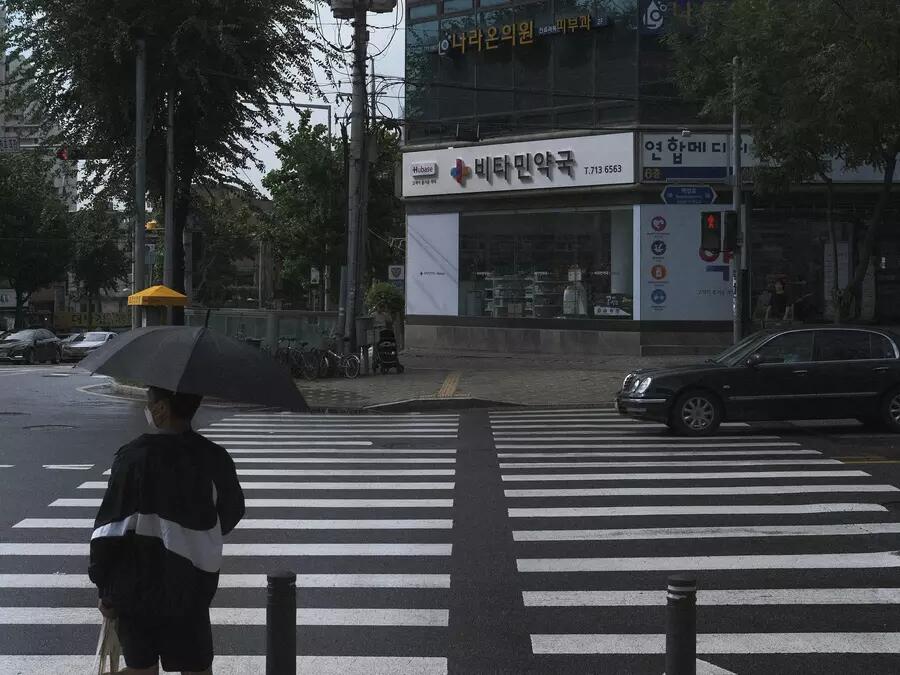 Lonely streets in Seoul