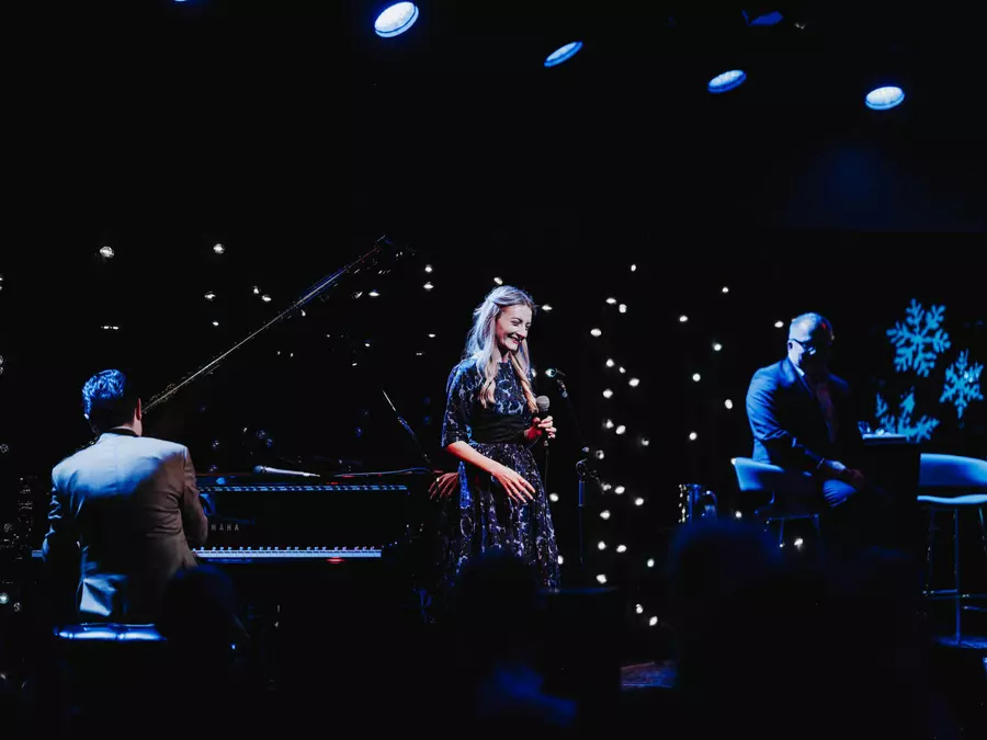 Jazz singer Caity Gyorgy, accompanied by Mark Limacher on piano