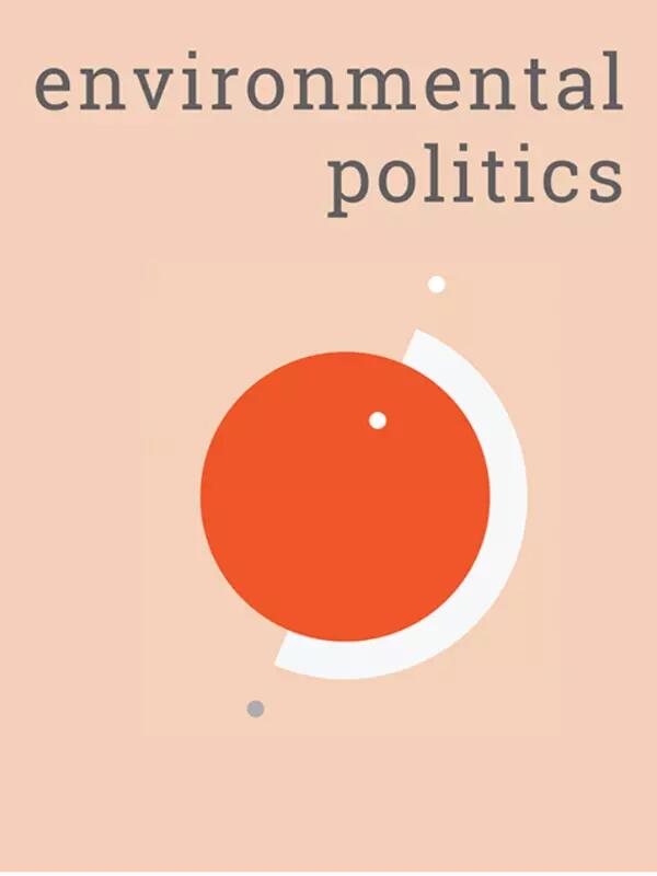 Environmental Politics journal cover