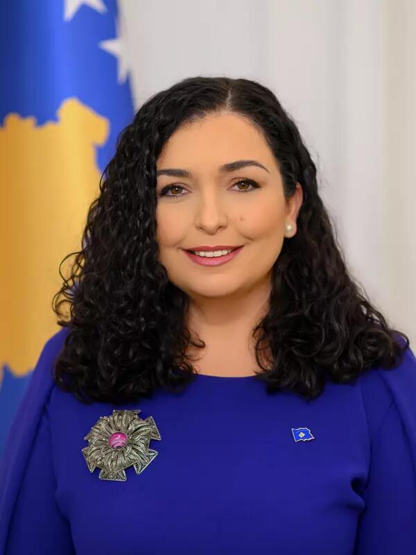 Image of Kosovo president, Vjosa Osmani 