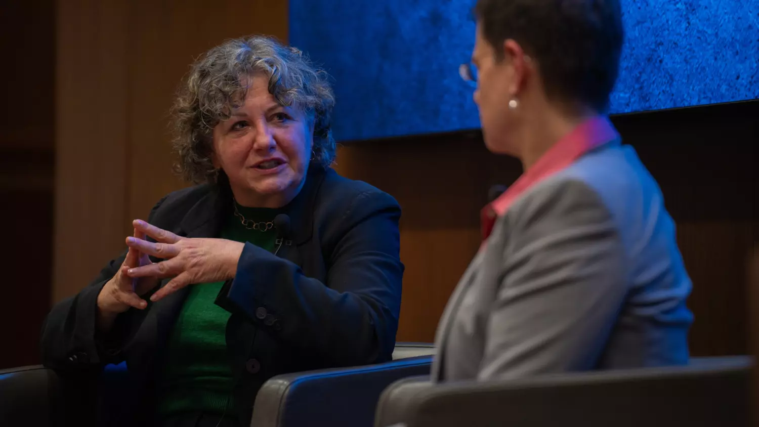 Political scientist Michele Lamont during her talk at the Munk School