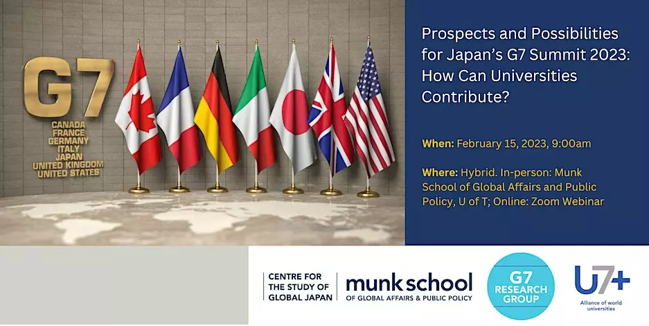Prospects and Possibilities for Japan’s G7 Summit 2023 banner
