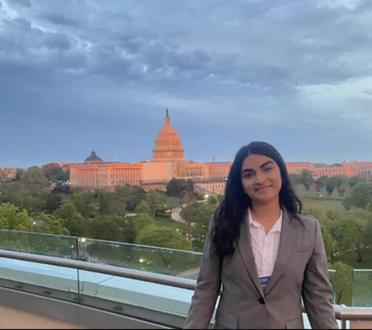 Neha Dhaliwal at the CSPC Fellows Conference in Washington, D.C.
