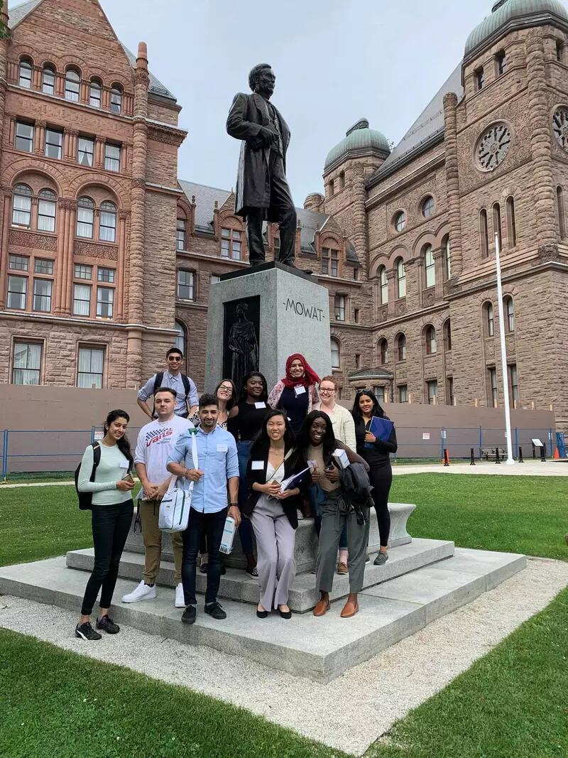 MPP students at Queen's Park