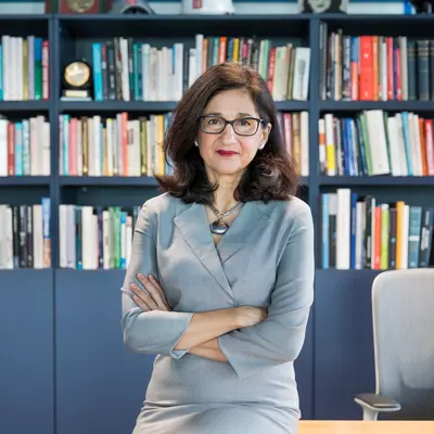 Headshot of Baroness Minouche Shafik