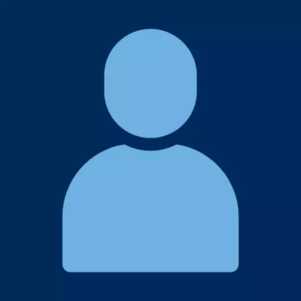 A light blue Person icon on a dark blue background